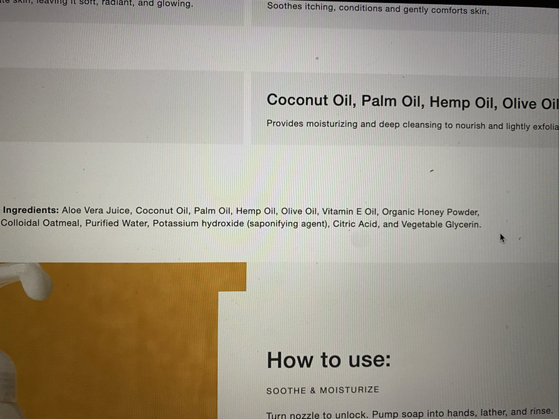 Eczema Honey Gentle Cleansing Foaming Hand Soap, 8.4 oz