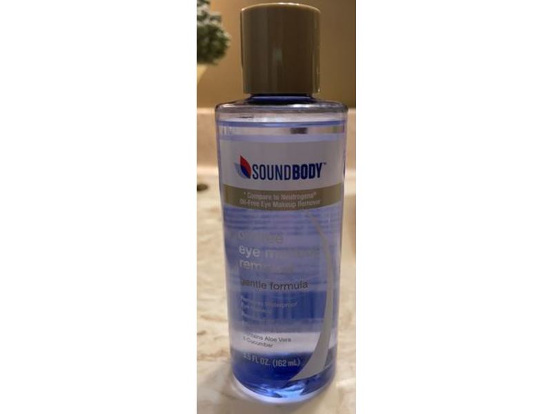Sound Body Eye Makeup Remover, Gentle, 5.5 fl oz / 162 mL