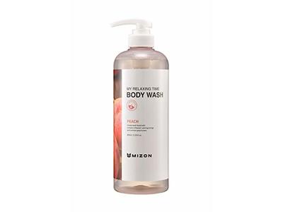 Mizon My Relaxing Time Body Wash, Peach, 27.05 fl oz/800 mL