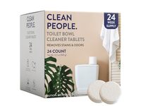Clean People. Toilet Bowl Cleaner Tablets, Fresh Lemon Verbena Scent, 12.7 oz/360 g, 24 Count - thumbnail 1