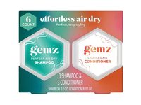 Gemz Effortless Air Dry Shampoo & Conditioner Kit, 6 Count - thumbnail 1