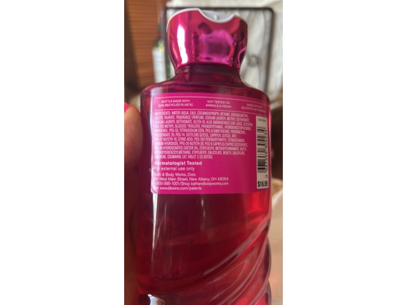 Bath & Body Works Perfect In Pink Body Wash, Pro-Vitamin B5 + Aloe, 10 fl oz/295 mL