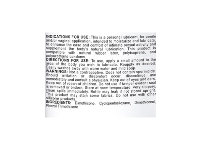 Turn On Silicone-Based Exceptional Lube, 8 fl oz/236 mL