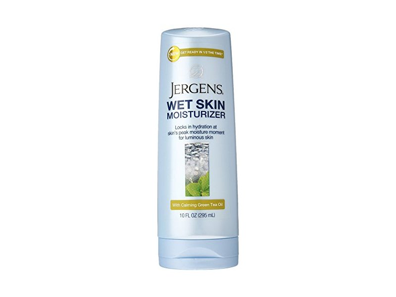 jergens wet skin moisturizer green tea