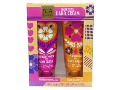 Xtra Care Hydrating Hand Cream, Raspberry Mimosa + Peach Bellini, 1.4 fl oz/40 mL, 2 Count