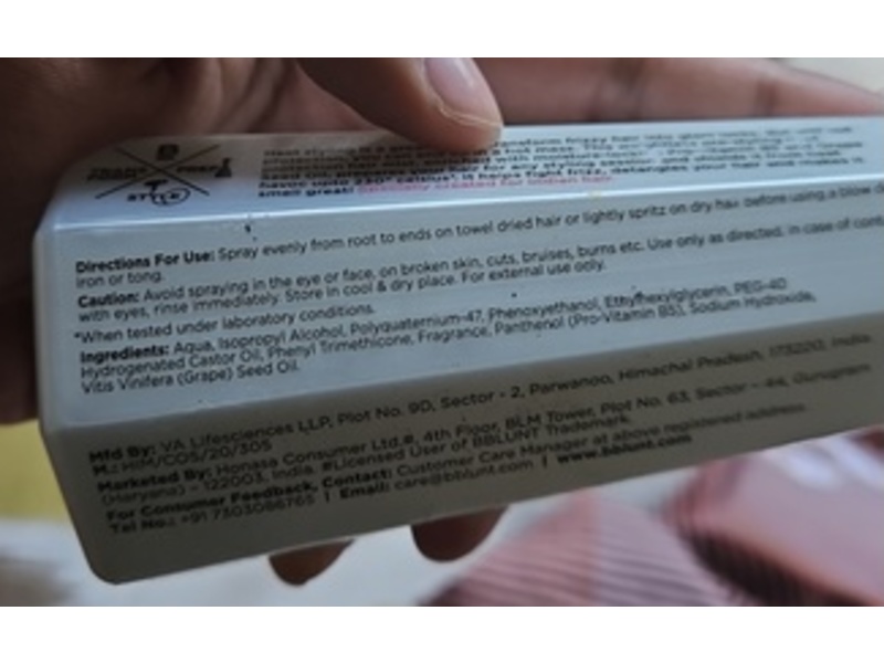 BBlunt Hot Shot Heat Protection Hair Mist, 150 mL