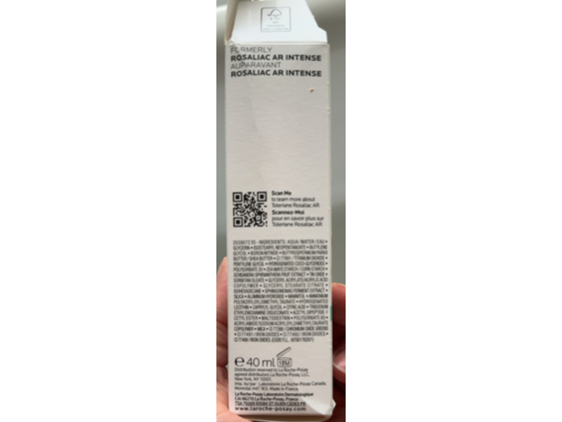 La Roche-Posay Toleriane Rosaliac AR Visible Redness Reducing Moisturizer 1.35 fl oz/40 mL