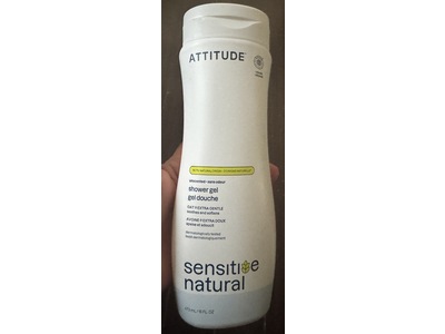 Attitude Shower Gel, Unscented, 16 fl oz/473 mL