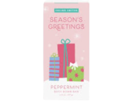 Feeling Smitten Season's Greetings Peppermint Bath Bomb Bar, Cocoa + Shea Butters, 4.9 oz/138g - Image 2