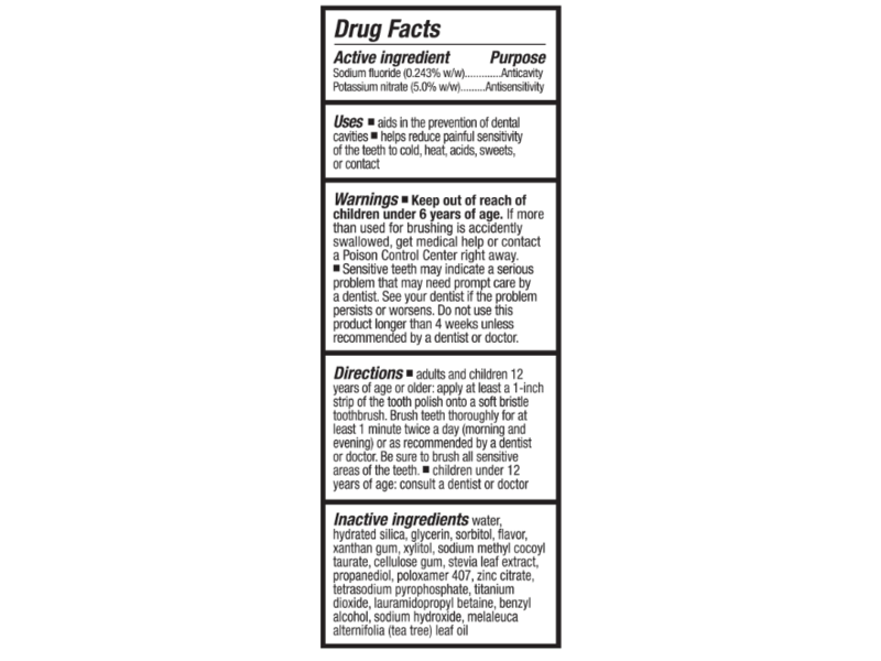 Melaleuca Exceed Total Care Sensitive Tooth Polish, Spearmint, 3.8 oz/108 g