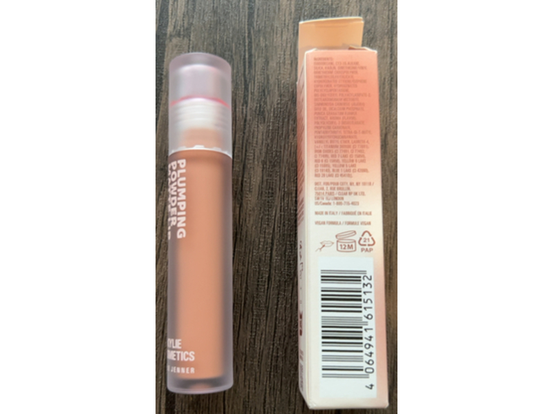 Kylie Cosmetics Plumping Powder Matte Lip, 825 Nude Mood, 0.10 fl oz/3 mL