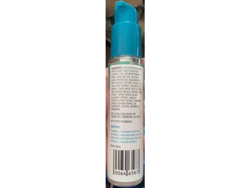 Trader Joe's Shea Butter & Coconut Oil Hair Serum, 2.75 fl oz/81 mL