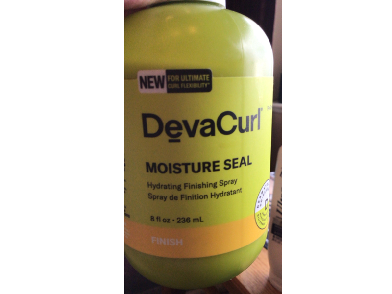 DevaCurl Moisture Seal Hydrating Finishing Spray, Finish, 8 fl oz/236 mL