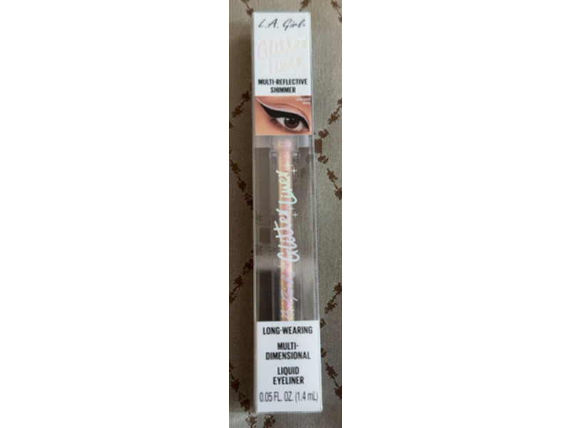 L.A. Girl Multi-Dimensional Liquid Eyeliner, Pampered Pink, 0.05 fl oz/1.4 mL