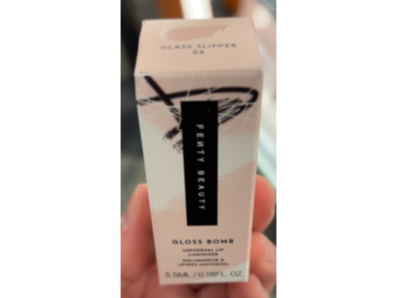 Fenty Beauty Gloss Bomb Universal Lip Luminizer, 06 Glass Slipper, 0.18 fl oz/5.5 mL