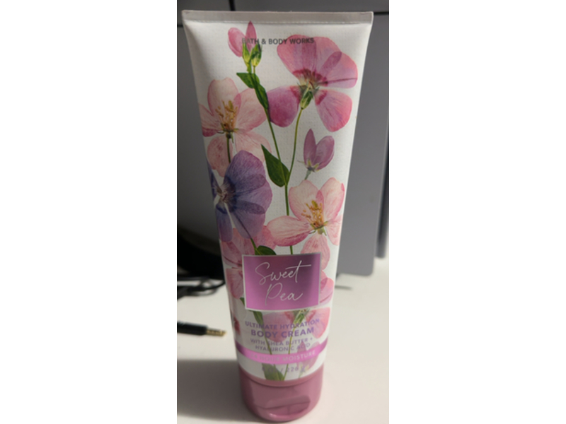 Bath & Body Works Ultimate Hydration Body Cream, Sweet Pea, 8 oz/226g