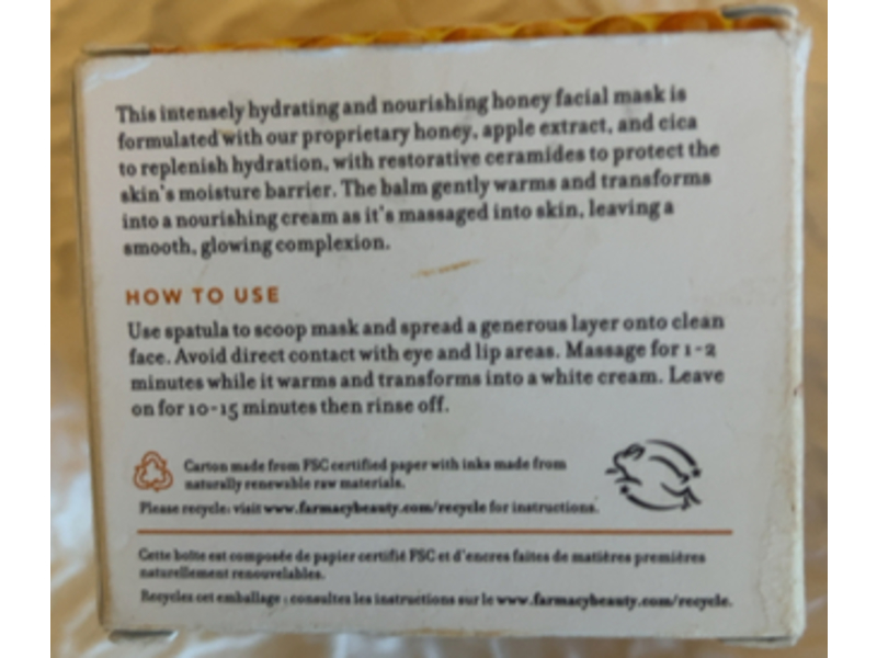 Farmacy Potion Plus Ceramide Hydration Mask, Honey, 1.7 oz/50 g