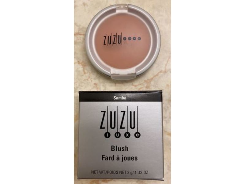 Zuzu Luxe Blush, Samba, 0.1 oz/3 g