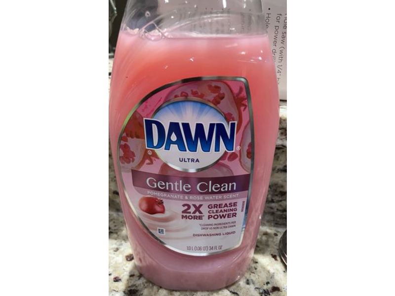 Dawn Gentle Clean, Pomegranate & Rose Water, 34 fl oz/1.0 L