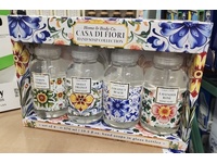 Home & Body Co Casa Di Fiori Glass Hand Soap Collection Set, 19.5 fl oz/576 mL, Pack Of 4 - thumbnail 2