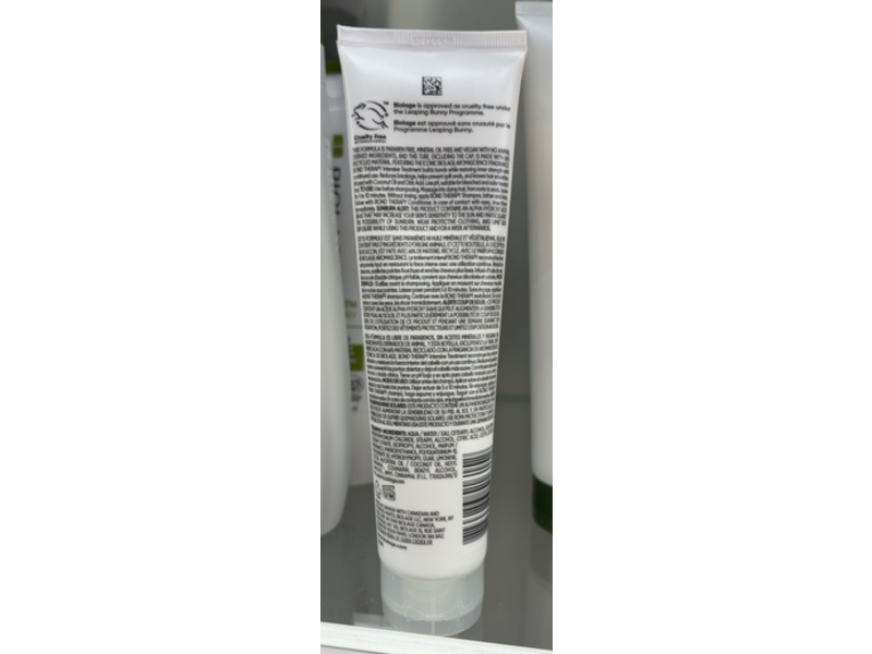 Biolage Bond Therapy Intensive Treatment, Coconut Oil + Citric Acid, 5.1 fl oz/150 mL