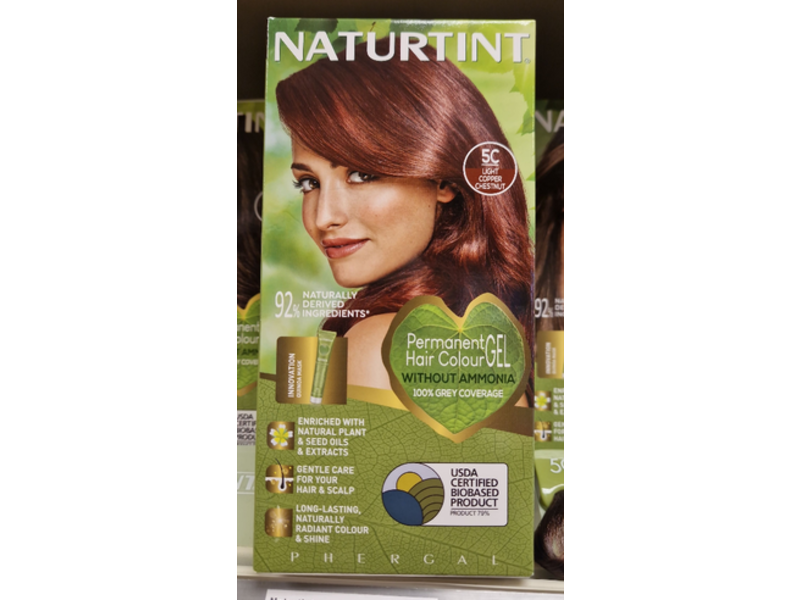 Naturtint Permanent Hair Color Gel, 5C Light Copper Chestnut
