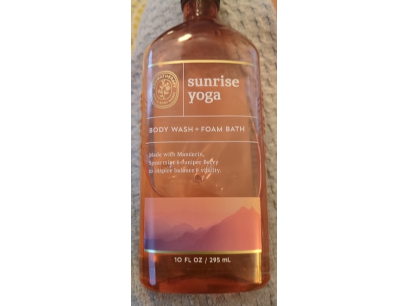 Bath & Body Works Body Wash + Foam Bath, Sunrise Yoga, 10 fl oz/295 mL