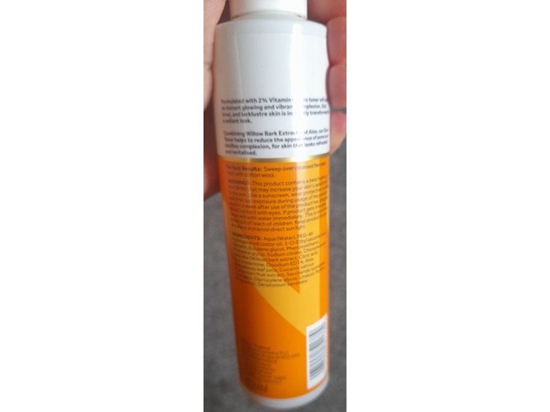 No7 Radiance + Glow Toner, Vitamin C, 6.7 fl oz/200 mL