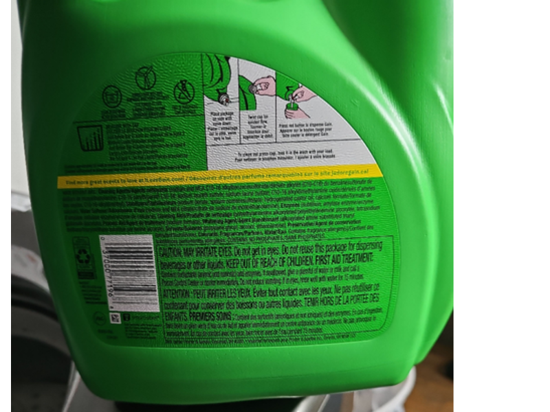 Gain +Aroma Boost Liquid Laundry Detergent, Moonlight Breeze, 107 Loads, 154 fl oz/4.55 L