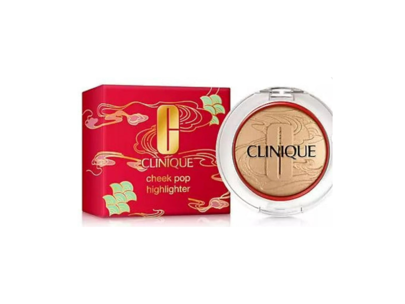 Clinique Cheek Pop Highlighter, Gold Celebration Pop, 0.1 oz/3 g