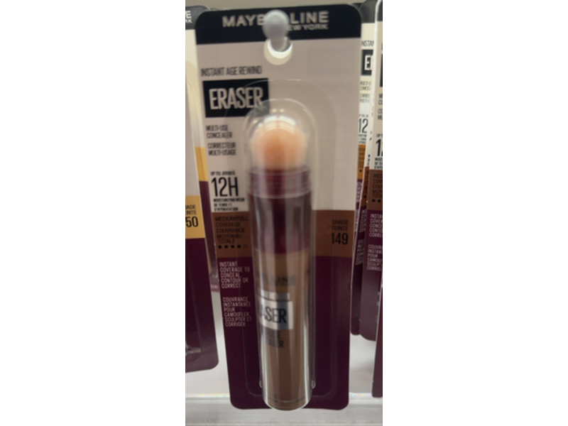 Maybelline Instant Age Rewind Eraser Multi-Use Concealer, 149 Deep Bronze, 0.2 fl oz