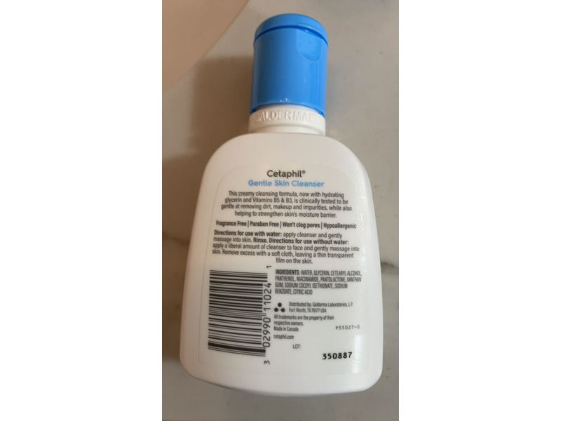 Cetaphil Hydrating Gentle Skin Cleanser, Dry To Normal, Sensitive Skin, 4 fl oz/118 mL, Pack Of 3