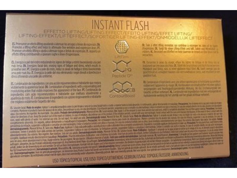 ISDIN Instant Flash Lifting Effect Serum Ampoule, 5 Count