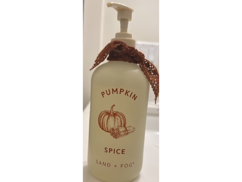 Sand + Fog Hand Soap, Pumpkin Spice, 15.7 fl oz/464 mL