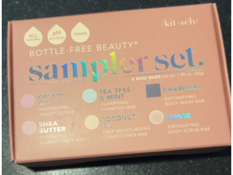 Kitsch Shampoo & Body Wash Sampler Set, 1.90 oz/54 g
