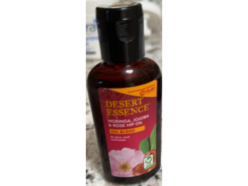 Desert Essence Oil Blend, Moringa, Jojoba & Rose Hip Oil, 2 fl oz/60 mL