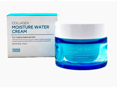Tenzero Collagen Moisture Water Cream, 1.76 oz/50 g