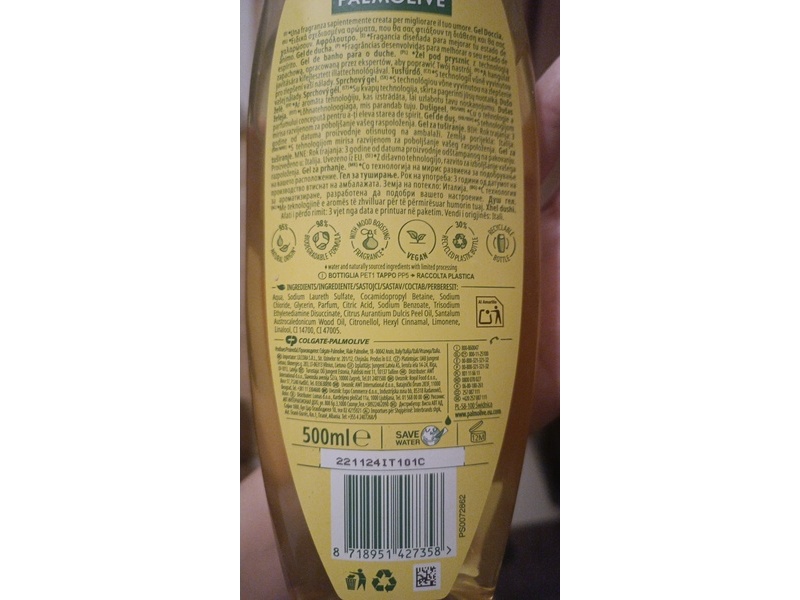 Palmolive Aroma Essence Shower Gel, Warm Frangipani & Neroli, 500 mL