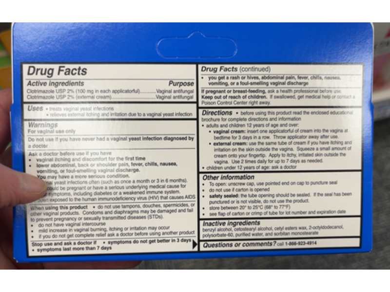 Cvs Health Clotrimazole Vaginal Cream, 0.74 oz/21 g