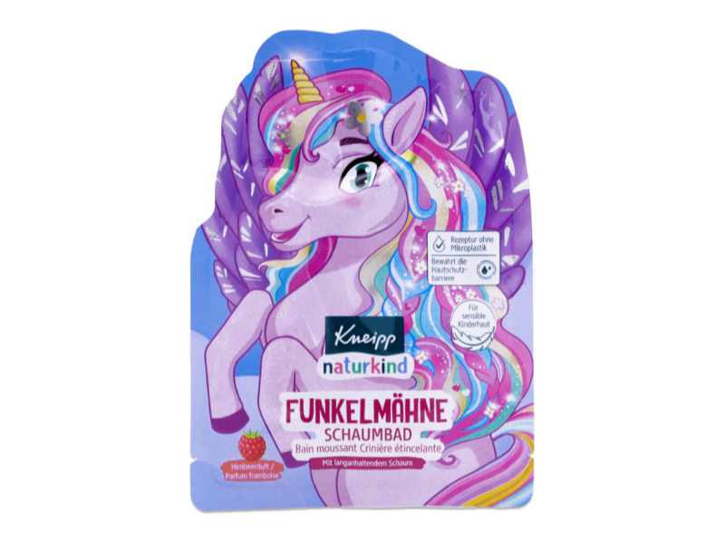 Kneipp Naturkind Unicorn Bubble Bath, Raspberry Scent, 40 mL