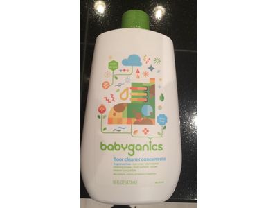 Babyganics Floor Cleaner Concentrate Fragrance Free 16oz Bottle