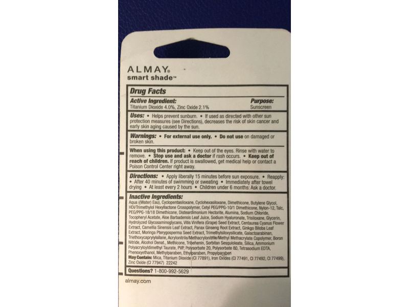 Almay Smart Shade Liquid Makeup, SPF 15, Medium 300, 1 fl oz/30 mL
