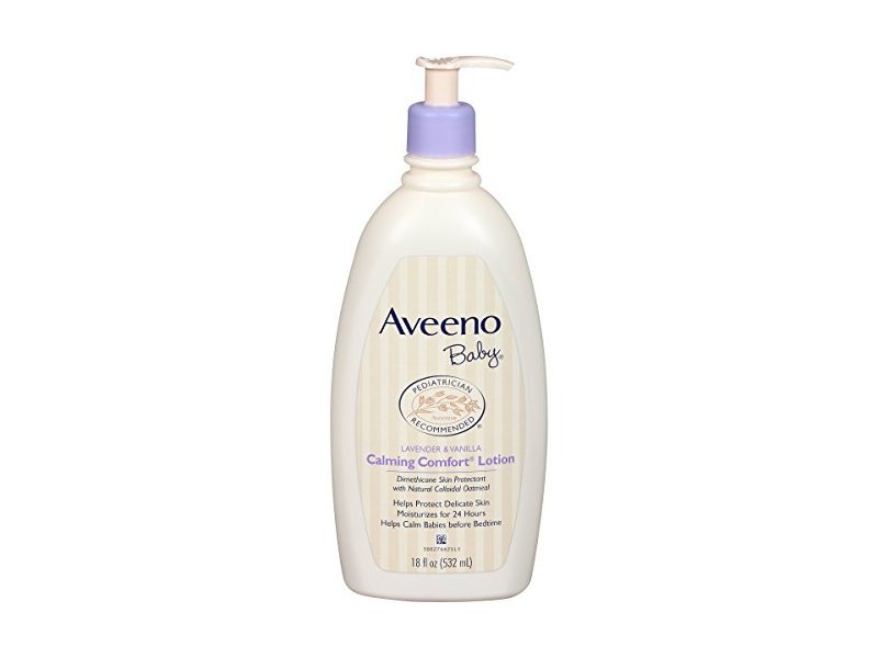 Aveeno Baby Calming Comfort Lotion, Lavender and Vanilla, 18 Fluid Ounce Ingredients and Reviews