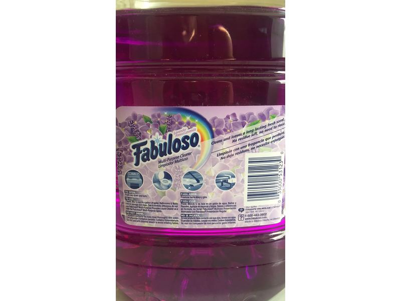 Fabuloso Multi-Purpose Cleaner, Lavender, 210 fl oz/6.2 L