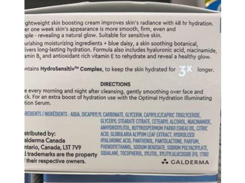 Cetaphil Optimal Hydration Daily Glow Cream, 48 g