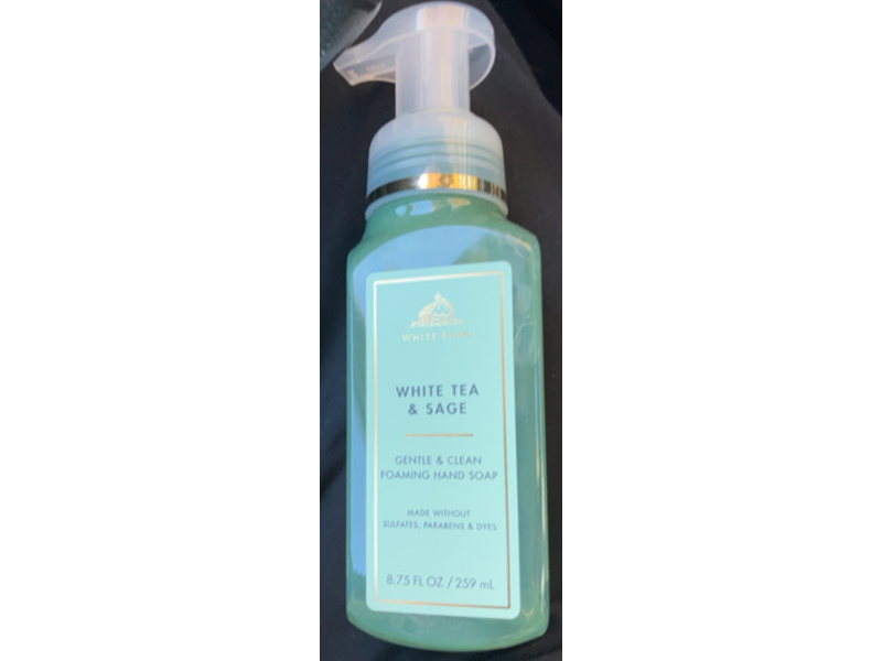 White Barn Gentle & Clean Foaming Hand Soap, White Tea & Sage, 8.75 fl oz/259mL