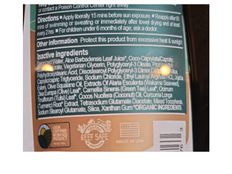 Happy Ocean Mineral Sunscreen, SPF 45, 2.5 fl oz/75 mL