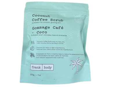Frank Body Scrub, Coconut Coffee, 7 oz/200 g