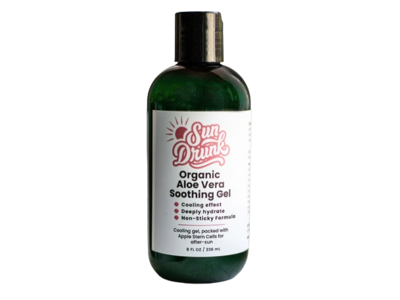 Sun Drunk Soothing Gel, Organic Aloe Vera, 8 fl oz/236 mL