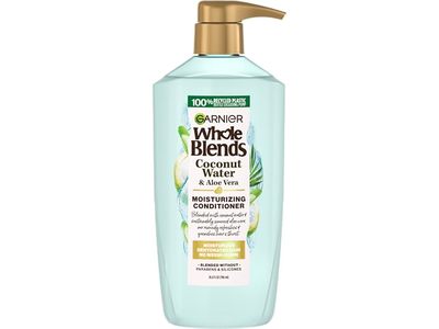 Garnier Whole Blends Moisturizing Conditioner, Coconut Water & Aloe Vera, 26.6 fl oz/786 mL